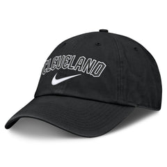 Cleveland Guardians Nike Primetime Club Adjustable Hat - Black Hats