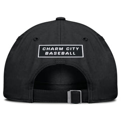 Baltimore Orioles Nike Primetime Club Adjustable Hat - Black Hats
