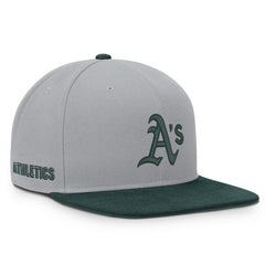 Athletics Nike Primetime Pro Dri-FIT Snapback Hat - Gray/Green Hats