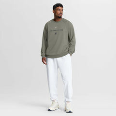 Chicago Cubs Nike Statement Primary Raglan Dri-FIT Sweatshirt - Olive Sweatshirts