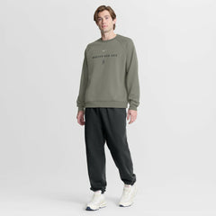 Boston Red Sox Nike Statement Primary Raglan Dri-FIT Sweatshirt - Olive Sweatshirts