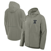 Philadelphia Phillies Nike Unlimited Packable Full-Zip Hooded Jacket - Olive Jackets