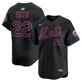 MLB Juan Soto New York Mets Nike Alternate Limited Jersey - Black