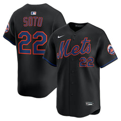 MLB Juan Soto New York Mets Nike Alternate Limited Jersey - Black