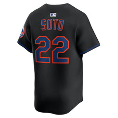 MLB Juan Soto New York Mets Nike Alternate Limited Jersey - Black