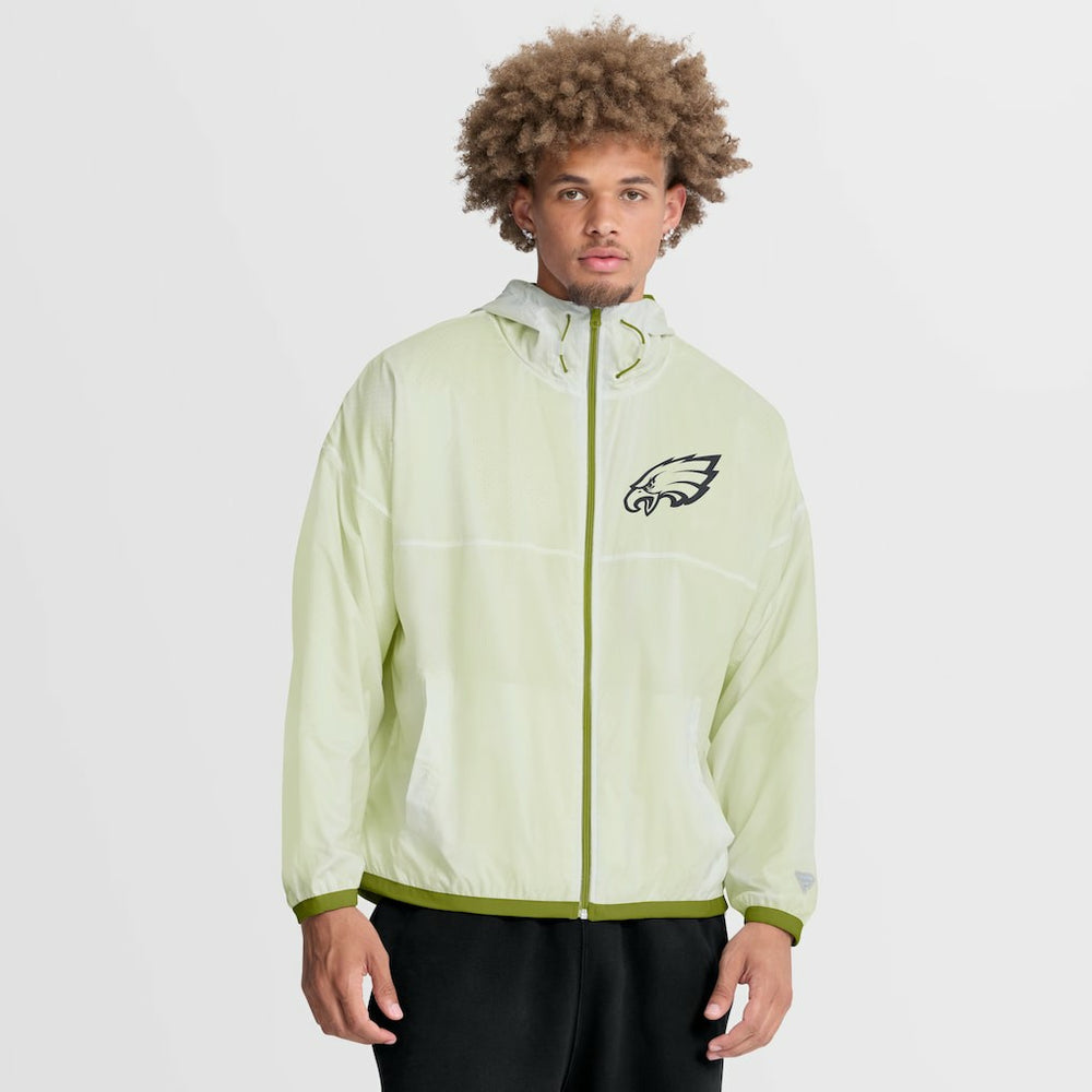 Philadelphia Eagles Type Play Down Full-Zip Jacket White