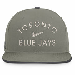 Toronto Blue Jays Nike Pro Dri-FIT Snapback Hat - Olive Hats