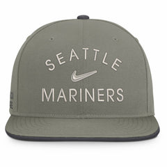 Seattle Mariners Nike Pro Dri-FIT Snapback Hat - Olive Hats