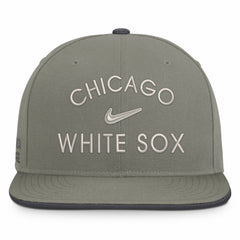 Chicago White Sox Nike Pro Dri-FIT Snapback Hat - Olive Hats