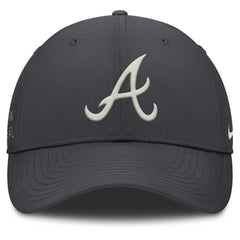 Atlanta Braves Nike Club Dri-FIT Adjustable Hat - Anthracite Hats