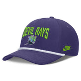Tampa Bay Rays Nike Cooperstown Rise Adjustable Hat - Purple Hats