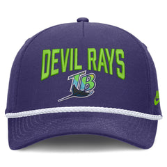 Tampa Bay Rays Nike Cooperstown Rise Adjustable Hat - Purple Hats