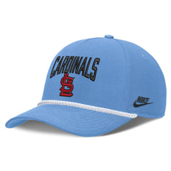 St. Louis Cardinals Nike Cooperstown Rise Adjustable Hat - Light Blue Hats