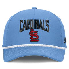 St. Louis Cardinals Nike Cooperstown Rise Adjustable Hat - Light Blue Hats