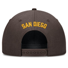 San Diego Padres Nike Cooperstown Rise Adjustable Hat - Brown Hats