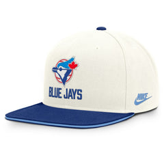 Toronto Blue Jays Nike Cooperstown Pro Dri-FIT Snapback Hat - Cream/Royal Hats