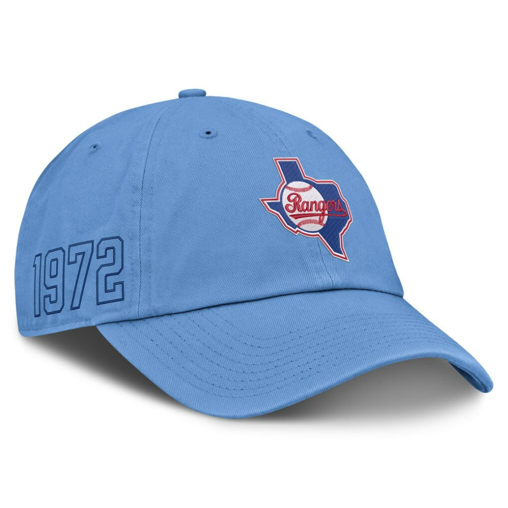 Texas Rangers Nike Cooperstown Club Adjustable Hat - Light Blue Hats