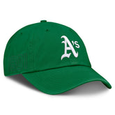 Oakland Athletics Nike Cooperstown Club Adjustable Hat - Green Hats