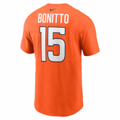 Nik Bonitto Denver Broncos Player Name & Number T-Shirt Orange