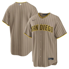MLB San Diego Padres Nike Alternate Replica Jersey - Sand