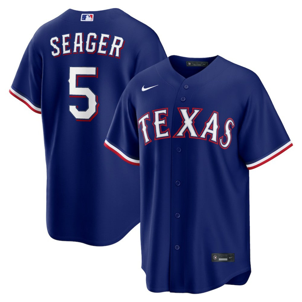 MLB Corey Seager Texas Rangers Nike Alternate 2 Replica Jersey - Royal