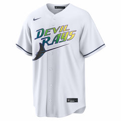 MLB Junior Caminero Tampa Bay Rays Nike Alternate 2 Replica Jersey - White