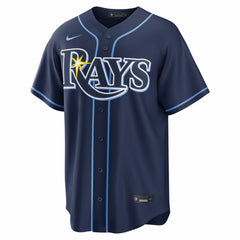 MLB Junior Caminero Tampa Bay Rays Nike Road Replica Jersey - Navy