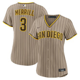 MLB Jackson Merrill San Diego Padres Nike Women's Replica Jersey - Sand