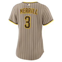MLB Jackson Merrill San Diego Padres Nike Women's Replica Jersey - Sand