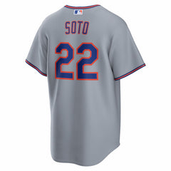 MLB Juan Soto New York Mets Nike Road Replica Jersey - Gray
