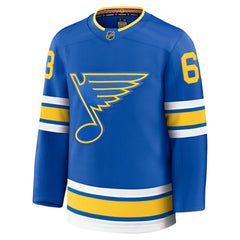 NHL Jake Neighbours St. Louis Blues Fanatics Home Premium Jersey - Blue