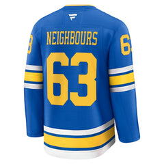 NHL Jake Neighbours St. Louis Blues Fanatics Home Premium Jersey - Blue