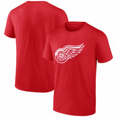 NHL Detroit Red Wings Logo Athletic Essential T-Shirt - Red