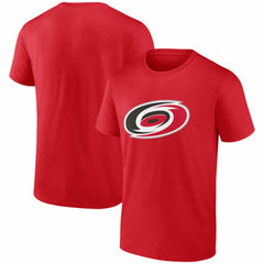 NHL Carolina Hurricanes Logo Athletic Essential T-Shirt - Red