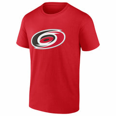 NHL Carolina Hurricanes Logo Athletic Essential T-Shirt - Red