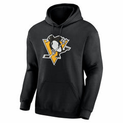 NHL Pittsburgh Penguins Logo Athletic Essential Hoodie - Black