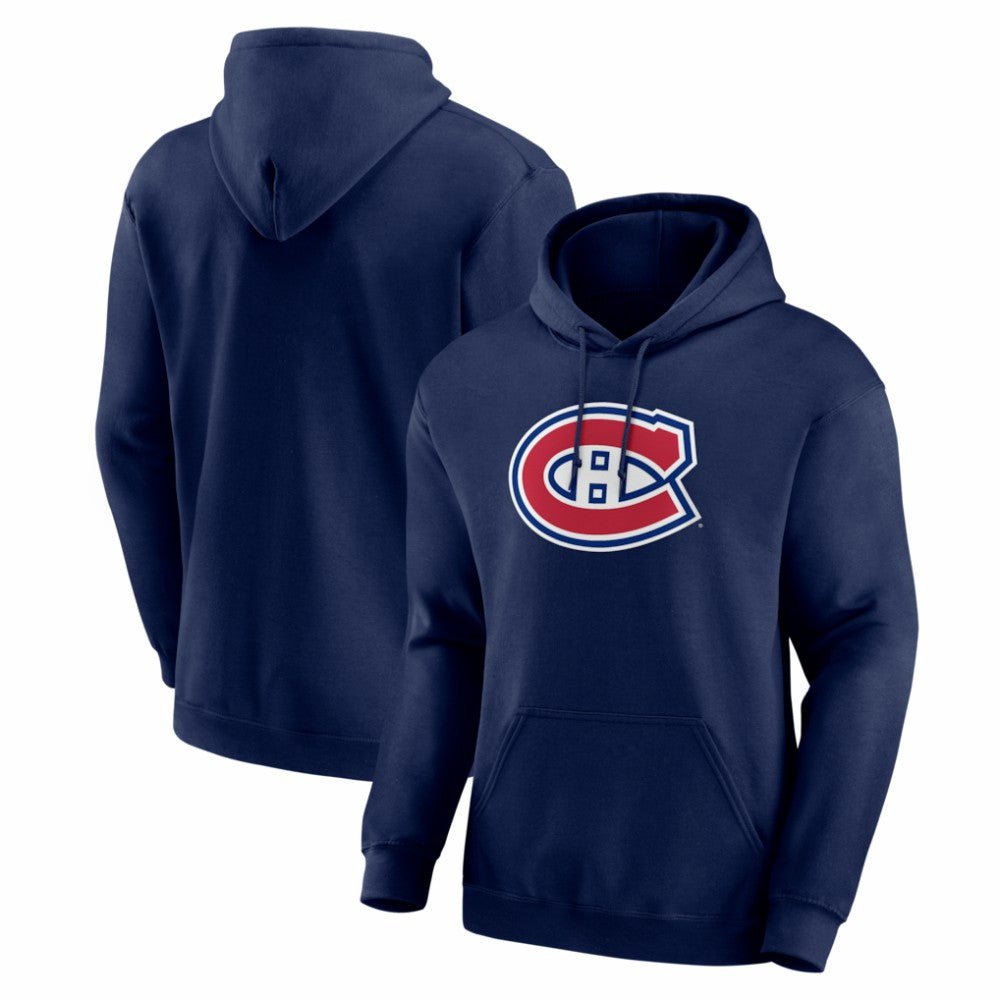 NHL Montreal Canadiens Logo Athletic Essential Hoodie - Navy