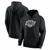 NHL Los Angeles Kings Logo Athletic Essential Hoodie - Black