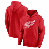 NHL Detroit Red Wings Logo Athletic Essential Hoodie - Red