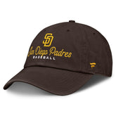 San Diego Padres Fanatics Women's Velocity Adjustable Hat - Brown Hats