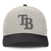 Tampa Bay Rays Fanatics Wonder A-Frame Adjustable Hat - Stone/Graphite Hats