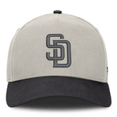 San Diego Padres Fanatics Wonder A-Frame Adjustable Hat - Stone/Graphite Hats