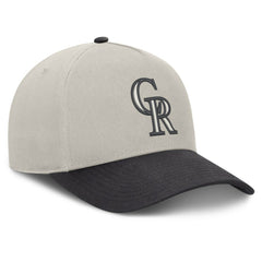 Colorado Rockies Fanatics Wonder A-Frame Adjustable Hat - Stone/Graphite Hats