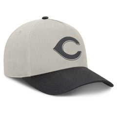 Cincinnati Reds Fanatics Wonder A-Frame Adjustable Hat - Stone/Graphite Hats
