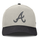 Atlanta Braves Fanatics Wonder A-Frame Adjustable Hat - Stone/Graphite Hats