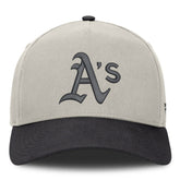 Athletics Fanatics Wonder A-Frame Adjustable Hat - Stone/Graphite Hats