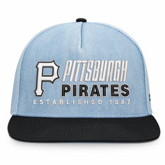 Pittsburgh Pirates Fanatics Twinbill Snapback Hat - Denim Hats