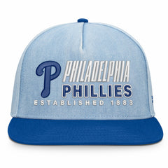 Philadelphia Phillies Fanatics Twinbill Snapback Hat - Denim Hats