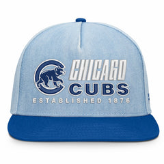 Chicago Cubs Fanatics Twinbill Snapback Hat - Denim Hats