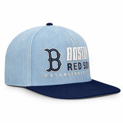 Boston Red Sox Fanatics Twinbill Snapback Hat - Denim Hats